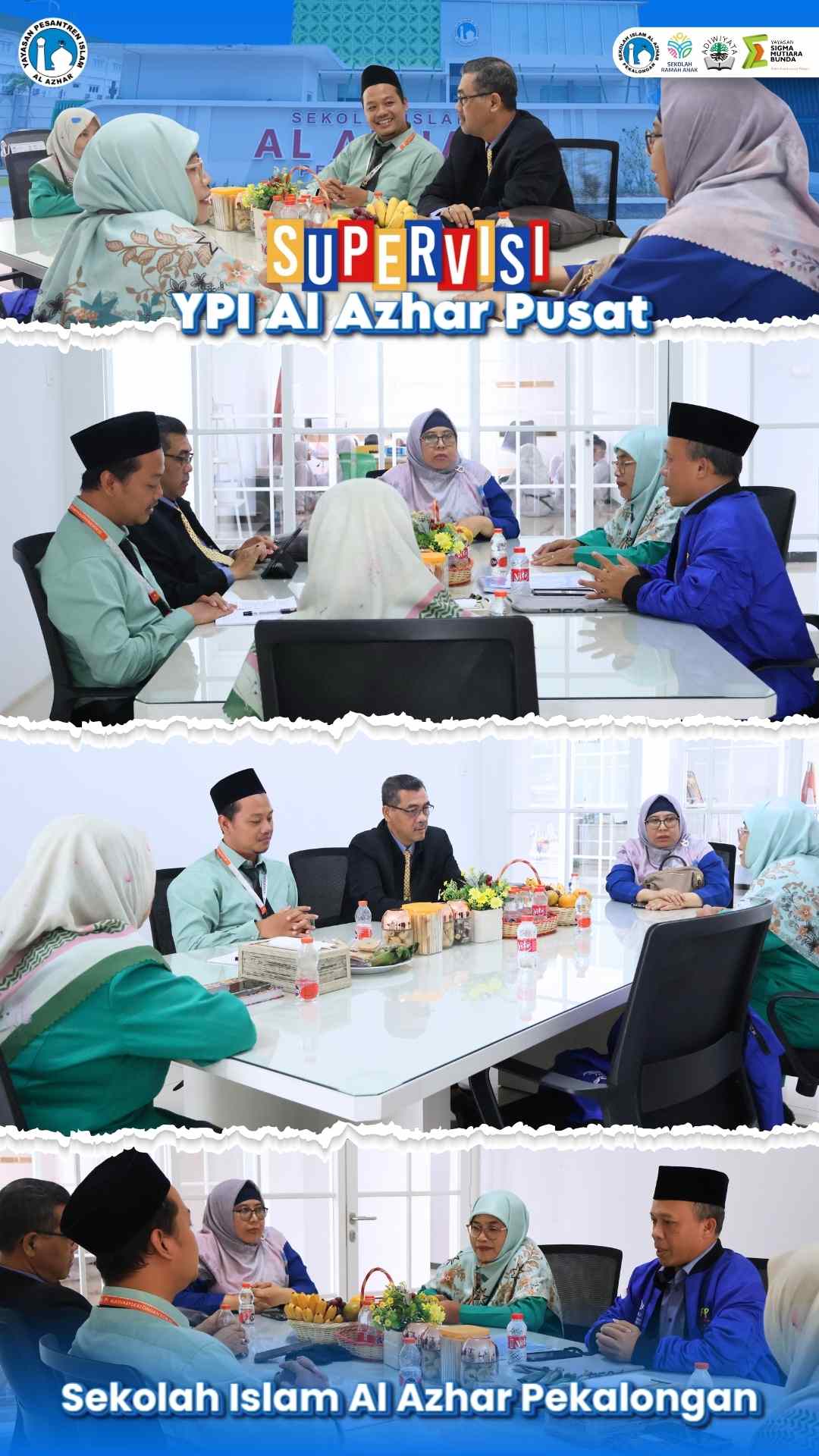 Supervisi YPI Al Azhar Pusat di Sekolah Islam Al Azhar Pekalongan